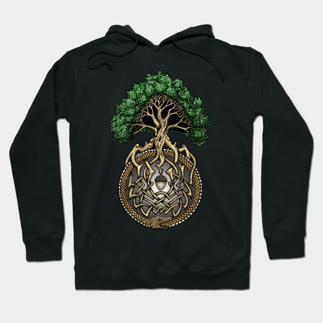 Ouroborus Tree Hoodie by Old World Opus